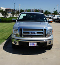 ford f 150 2010 silver lariat flex fuel 8 cylinders 4 wheel drive automatic 76108