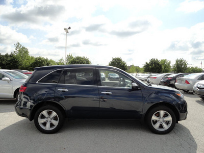 acura mdx 2010 lt  blue suv tech awd gasoline 6 cylinders all whee drive automatic with overdrive 60462