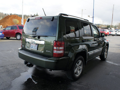 jeep liberty 2008 green suv limited gasoline 6 cylinders 4 wheel drive automatic 98032