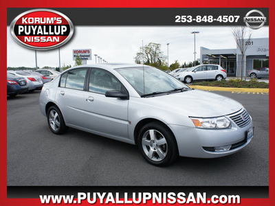 saturn ion 3 2007 silver sedan 3 gasoline 4 cylinders front wheel drive automatic 98371