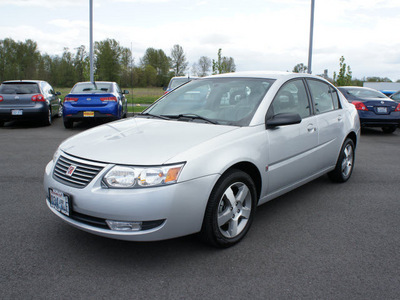 saturn ion 3 2007 silver sedan 3 gasoline 4 cylinders front wheel drive automatic 98371