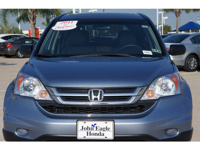 honda cr v 2011 blue suv ex gasoline 4 cylinders front wheel drive automatic 77065