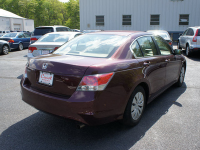 honda accord 2009 basque red sedan lx gasoline 4 cylinders front wheel drive automatic 08750