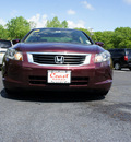 honda accord 2009 basque red sedan lx gasoline 4 cylinders front wheel drive automatic 08750