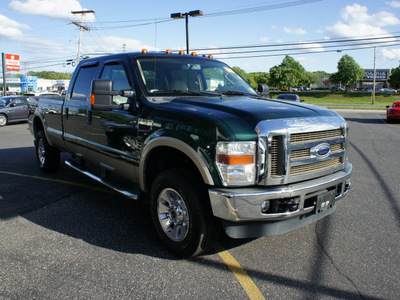 ford f 350 super duty 2008 forest green lariat diesel 8 cylinders 4 wheel drive automatic 07724