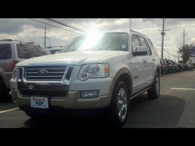 ford explorer 2007 white suv eddie bauer gasoline 8 cylinders 4 wheel drive automatic 08753