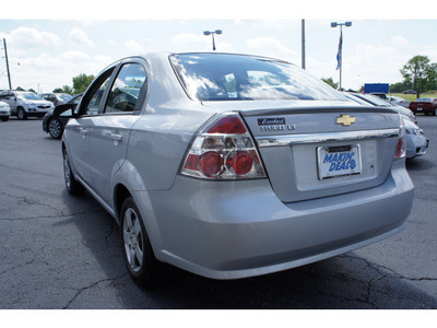 chevrolet aveo 2010 silver sedan ls gasoline 4 cylinders front wheel drive automatic 28677