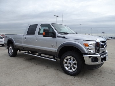 ford f 350 super duty 2012 silver biodiesel 8 cylinders 4 wheel drive shiftable automatic 77388