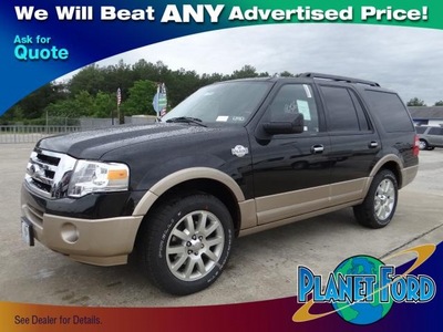 ford expedition 2012 black suv xlt flex fuel 8 cylinders 2 wheel drive 6 speed automatic 77388