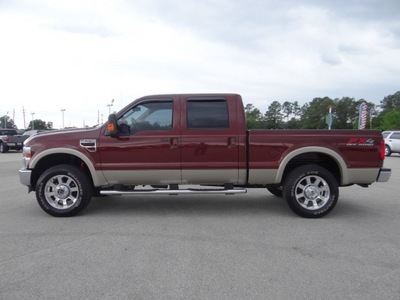 ford f 250 super duty 2010 dk  red pickup truck lariat diesel 8 cylinders 4 wheel drive automatic 77388