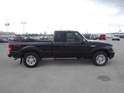 ford ranger 2008 black pickup truck sport gasoline 6 cylinders 2 wheel drive 77388