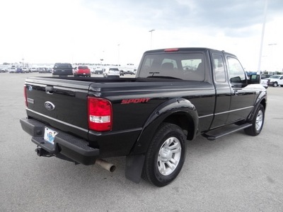 ford ranger 2008 black pickup truck sport gasoline 6 cylinders 2 wheel drive 77388