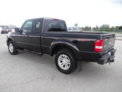 ford ranger 2008 black pickup truck sport gasoline 6 cylinders 2 wheel drive 77388