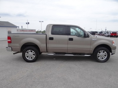 ford f 150 2004 beige pickup truck xlt gasoline 8 cylinders 4 wheel drive automatic 77388