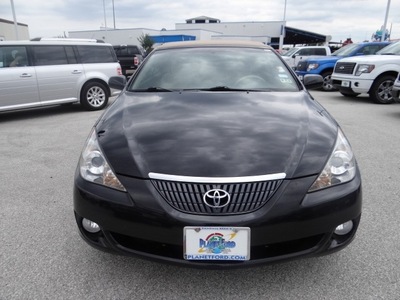 toyota camry solara 2006 black se v6 gasoline 6 cylinders front wheel drive automatic 77388