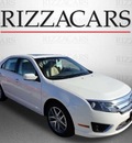 ford fusion 2012 white sedan sel gasoline 4 cylinders front wheel drive automatic with overdrive 60546