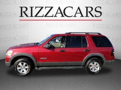 ford explorer 2006 red suv xlt 4x4 gasoline 6 cylinders 4 wheel drive automatic with overdrive 60546