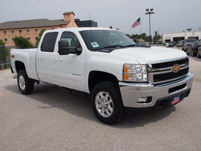 chevrolet silverado 2500hd 2012 white ltz diesel 8 cylinders 4 wheel drive automatic 77090