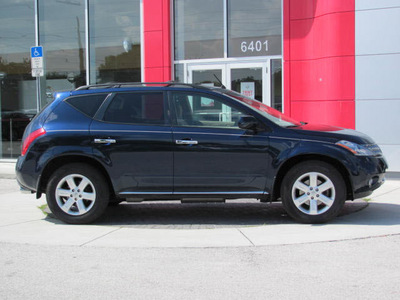 nissan murano 2007 navy blue suv sl gasoline 6 cylinders all whee drive automatic 33884