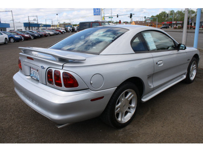 ford mustang 1998 silver coupe gt gasoline v8 rear wheel drive 5 speed manual 98632