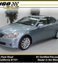 lexus is 250 2009 lt  blue sedan gasoline 6 cylinders rear wheel drive automatic 91731