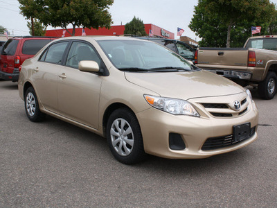 toyota corolla 2011 tan sedan le gasoline 4 cylinders front wheel drive automatic 80229