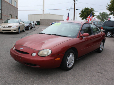 ford taurus 1996 red sedan gl gasoline v6 front wheel drive automatic 80229