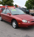 ford taurus 1996 red sedan gl gasoline v6 front wheel drive automatic 80229