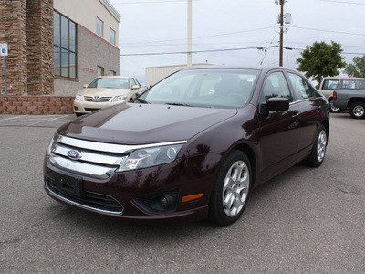 ford fusion 2011 maroon sedan se gasoline 4 cylinders front wheel drive automatic 80229