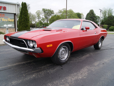 dodge challenger 1973 red coupe 440 magnum v8 automatic 61008