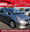 honda fit 2008 silver hatchback sport gasoline 4 cylinders front wheel drive automatic 91761
