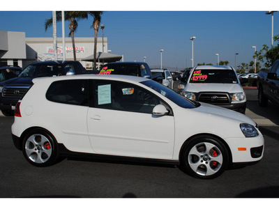 volkswagen gti 2008 white hatchback gasoline 4 cylinders front wheel drive automatic 91761