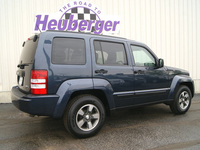 jeep liberty 2008 modern blue suv sport gasoline 6 cylinders 4 wheel drive automatic 80905
