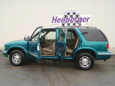 gmc jimmy 1995 bright teal suv slt gasoline v6 4 wheel drive automatic 80905