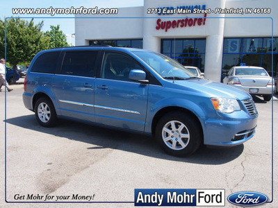 chrysler town and country 2012 blue van touring flex fuel 6 cylinders front wheel drive automatic 46168