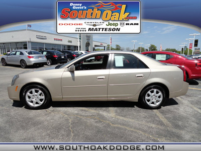 cadillac cts 2006 beige sedan gasoline 6 cylinders rear wheel drive automatic 60443