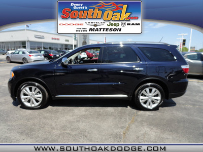 dodge durango 2011 blue suv crew gasoline 6 cylinders all whee drive automatic 60443