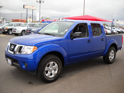 nissan frontier 2012 blue gasoline 6 cylinders 2 wheel drive automatic 79925