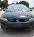 honda civic 2007 black coupe gasoline 4 cylinders front wheel drive 5 speed manual 76087