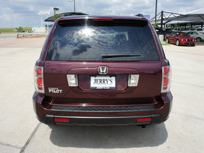 honda pilot 2007 maroon suv gasoline 6 cylinders front wheel drive automatic 76087