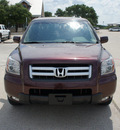 honda pilot 2007 maroon suv gasoline 6 cylinders front wheel drive automatic 76087