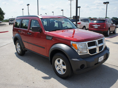 dodge nitro 2007 red suv gasoline 6 cylinders 4 wheel drive automatic 76087