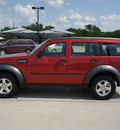 dodge nitro 2007 red suv gasoline 6 cylinders 4 wheel drive automatic 76087