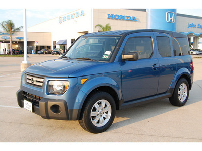 honda element 2008 blue suv ex gasoline 4 cylinders all whee drive 5 speed manual 77065