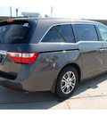 honda odyssey 2012 brown van ex l gasoline 6 cylinders front wheel drive 5 speed automatic 77065