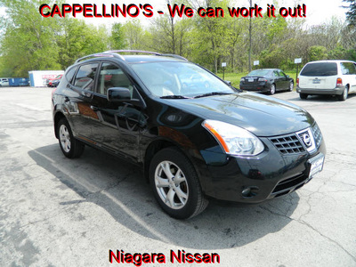 nissan rogue 2008 black suv sl gasoline 4 cylinders all whee drive automatic 14094