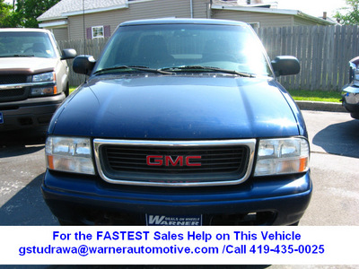 gmc sonoma 2002 dk  blue sls 4x4 gasoline 6 cylinders 4 wheel drive automatic 45840