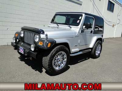 jeep wrangler 2006 silver suv sport gasoline 6 cylinders 4 wheel drive automatic with overdrive 98371