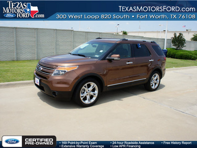 ford explorer 2011 brown suv limited gasoline 6 cylinders 2 wheel drive automatic 76108