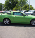 ford mustang 2013 green coupe gasoline 8 cylinders rear wheel drive not specified 46168
